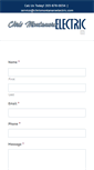 Mobile Screenshot of chrismontanaroelectric.com